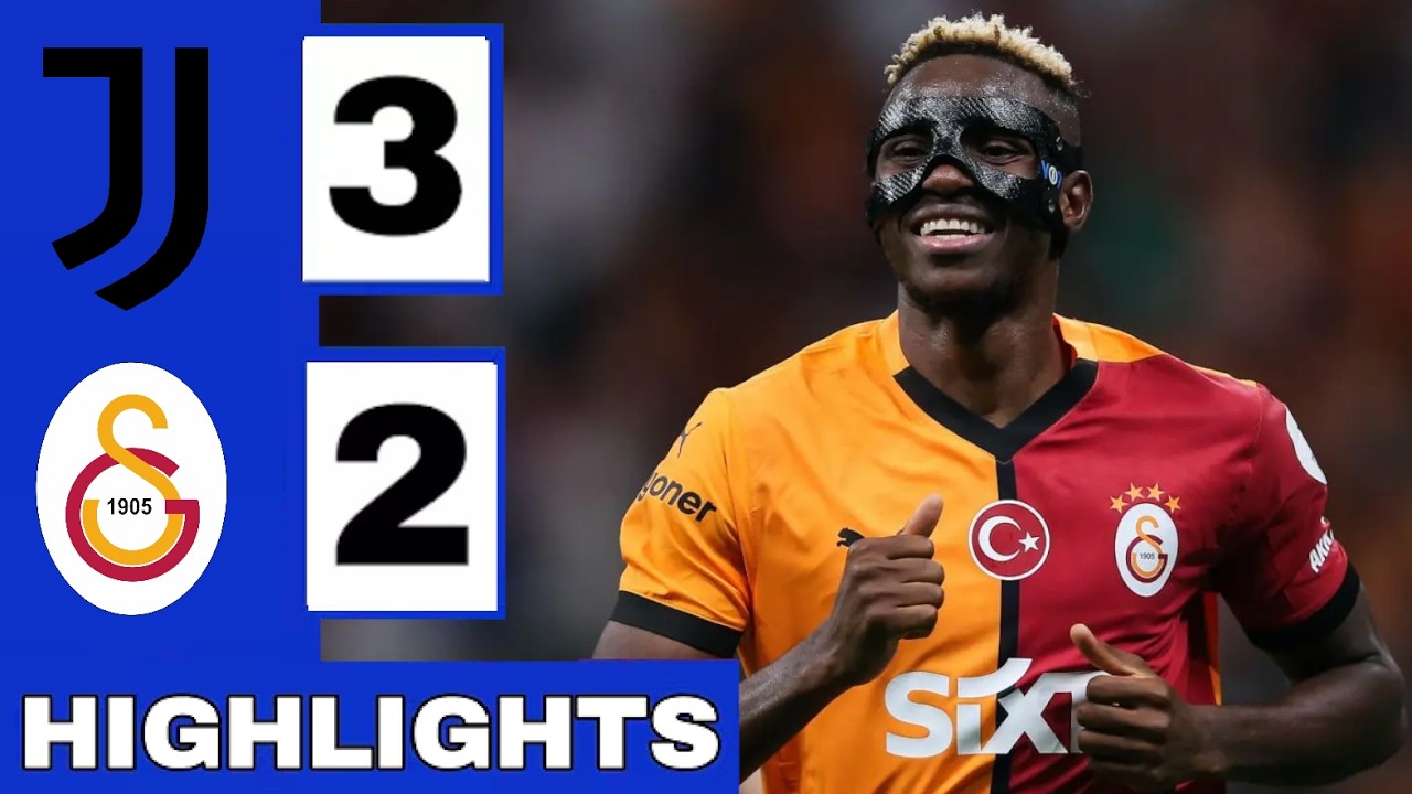 Juventus vs Galatasaray 3-2 Highlights & All Goals (UEFA Champions League) Juve Galatasaray