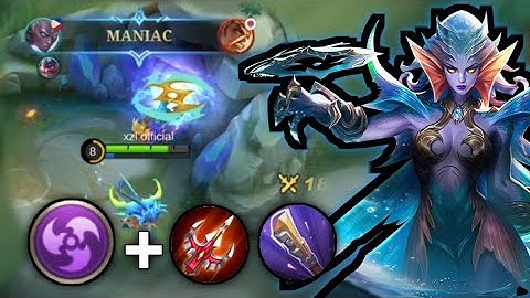 MANIAC!! Karrie OLD BUILD & EMBLEM is Just too OP | Karrie Best Build 2022 | Mobile Legends