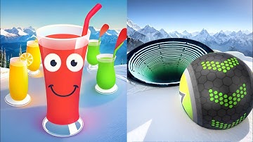 Juice Run | Going Balls- SpeedRun All Level Gameplay Android,iOS - NEW UPDATE Ep - 19