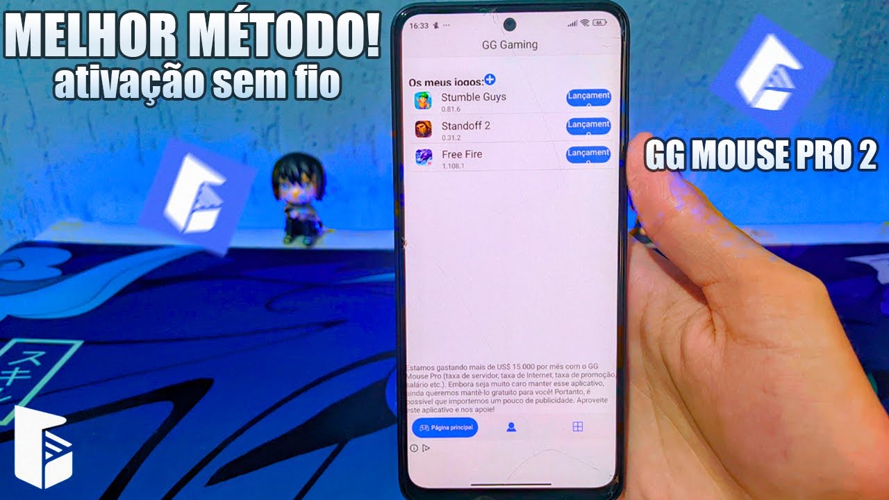 COMO ATIVAR O NOVO GG MOUSE PRO 2 COM UM CELULAR (Muito Fácil!😱) - YouTube
