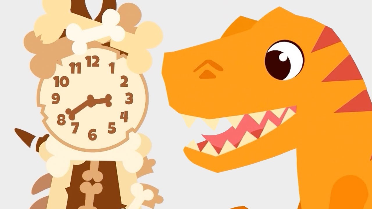 Hickory Dickory Dock Dinosaur | YouCoco Nurery Rhymes