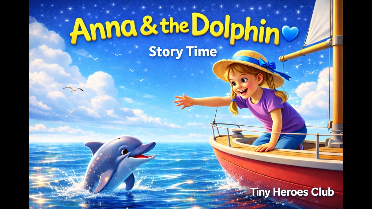 Anna & the Dolphin| 3D Animated Story | Moral Tales for Kids 