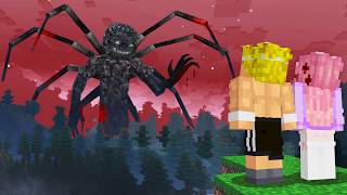 24 Horas Sobreviviendo al BOSQUE más ATERRADOR de Minecra...