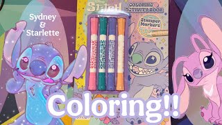 Disney STITCH Coloring Activity Book Shenanigans
