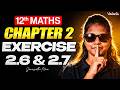 12th Maths | Chapter 2 Exercise 2.6 and 2.7 | TN State Board | Janasruthi Ma'am