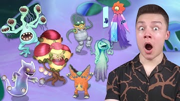 PLASMA ISLET Reaction! - NEW Ethereal Island, All Monsters & LOWB (My Singing Monsters)