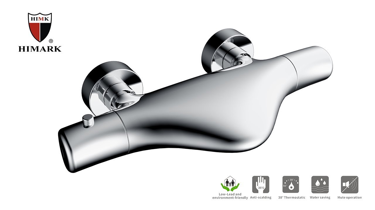 How to install a thermostatic shower mixer ? - YouTube