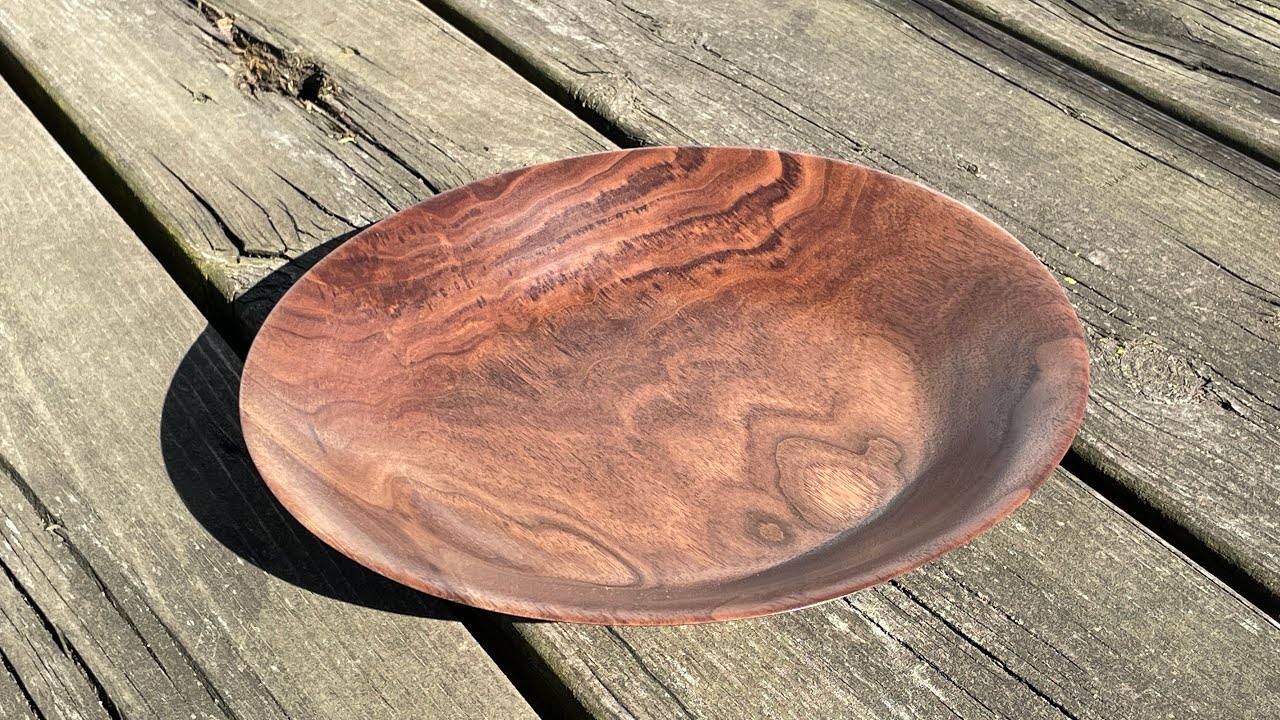 The Stunning Grain Steals The Show - Black Walnut Woodturning