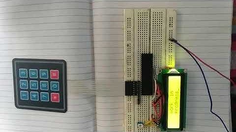 LCD & keypad interfacing with ATmega32