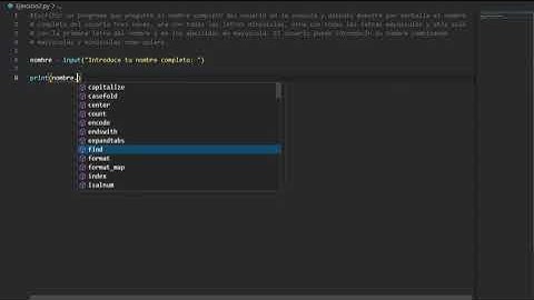 Ejercicio 2 - Cadenas - Programación en Python