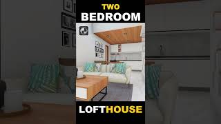 LOFTHOUSE #tinyhouse #architecture #farmhouse #tinyhousedesign #tinyhousenation #tinyliving #reels