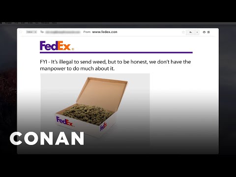 FedEx Sent A Strange Email To Customers | CONAN on TBS