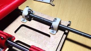 Threadless ball screw nut on linear stepping motor