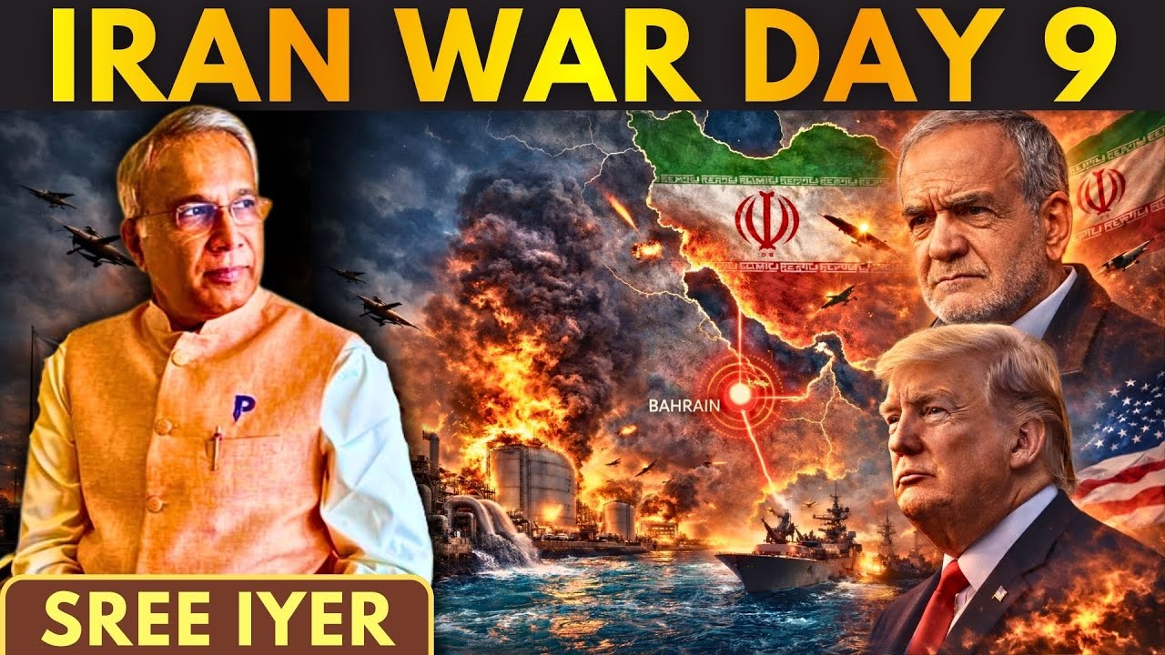 Iran War Day 9: Bahrain Desalination Plant Hit, US Prepares Major Move • Sree Iyer