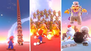 What Happens If You Put 200+ Enemies into a Single Level in Super Mario Odyssey?