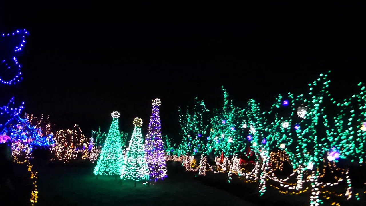 VanDusen Gardens Christmas Lights 13th December 2014 YouTube