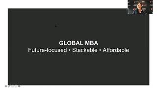 MGSM Global MBA Information Session Webinar w/ Academic Program Director Lan Snell screenshot 2
