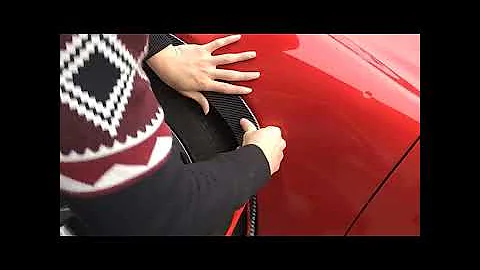 Universal Car Fender Flares Rubber Arch Wheel Eyebrow Lip Fo