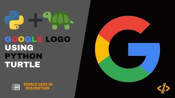 How To Draw Google Logo In Python ll Python Me Google Ka Logo Kaise Banaye