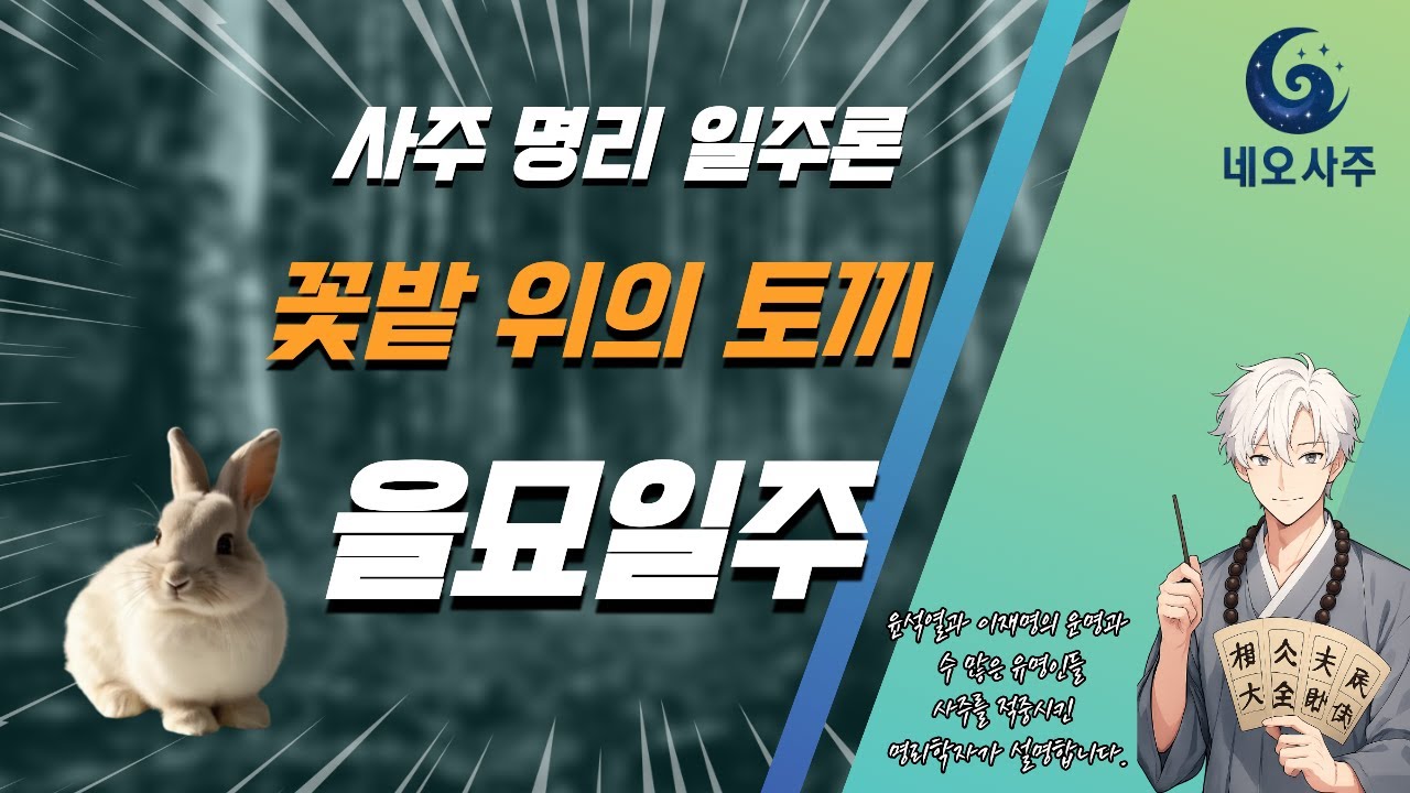 사주 공부에 도움이 될 일주론 을묘일주에 대한 전반적인 설명