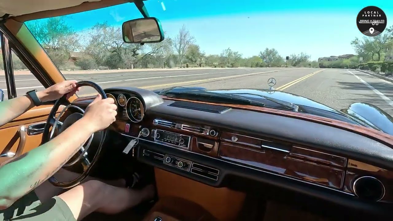 1973 Mercedes-Benz 280SE 4.5 Sedan Test Drive (External Mic)
