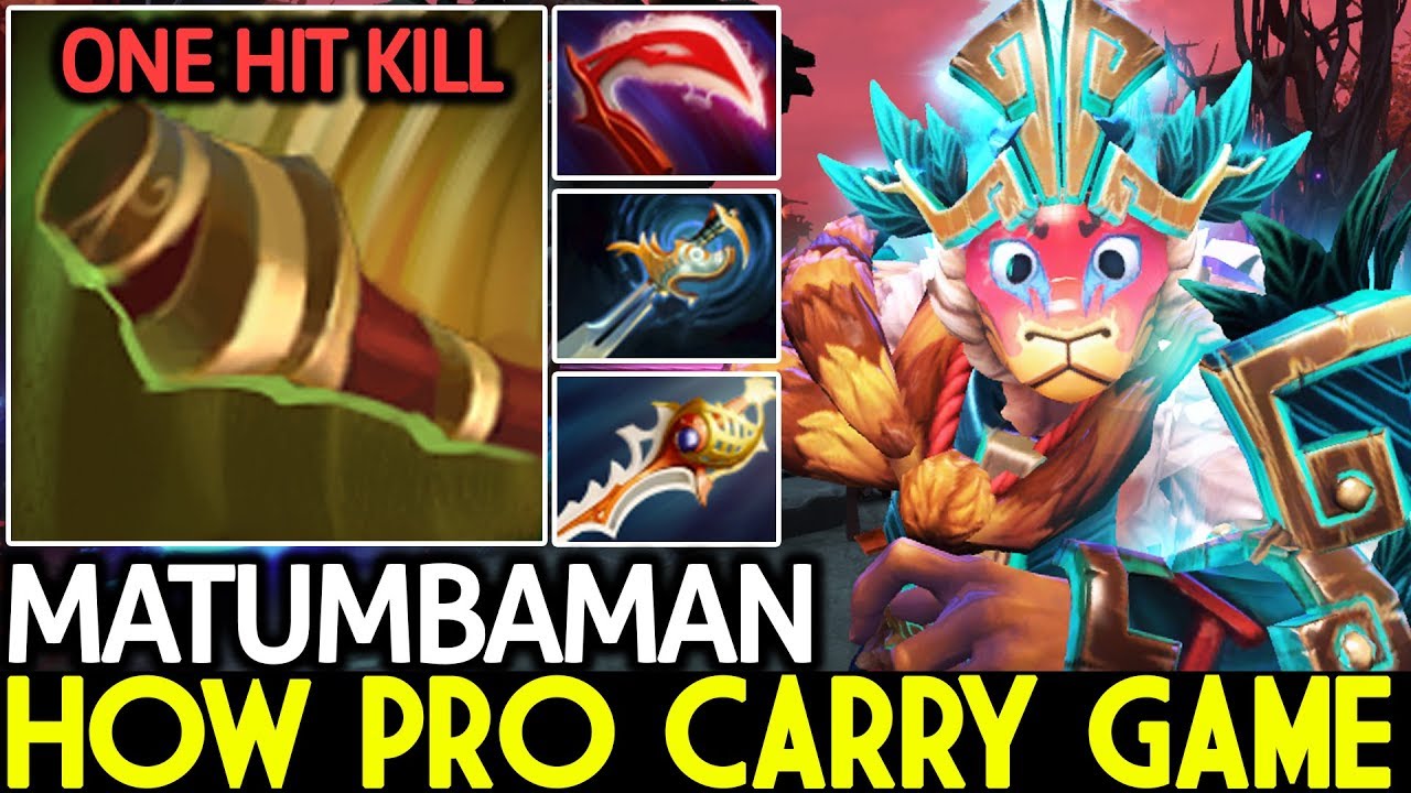 Matumbaman [Monkey King] How Pro Player Carry Game One Hit Kill 7.21 Dota 2 - YouTube