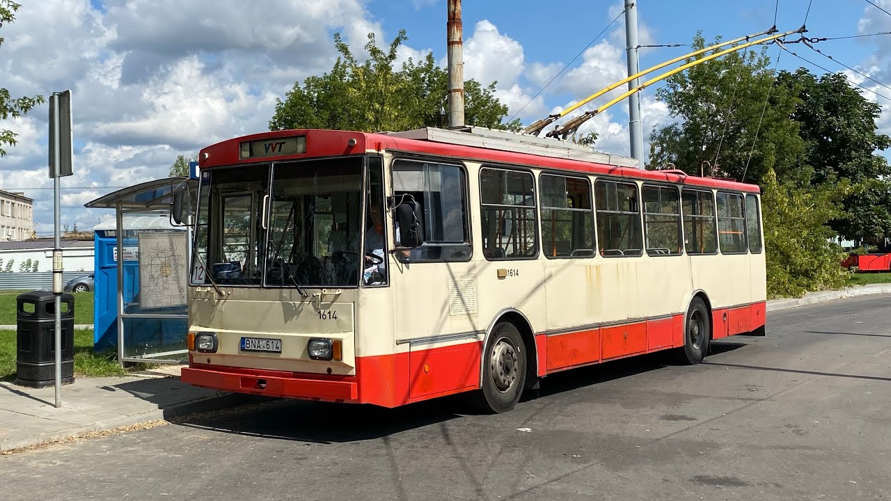VVT | 12 | Škoda 14Tr trolleybus | BNA614 | 1614