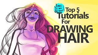 TOP TUTORIALS FOR LEARNING HOW TO DRAW HAIR   ORIGINAL TUTORIAL