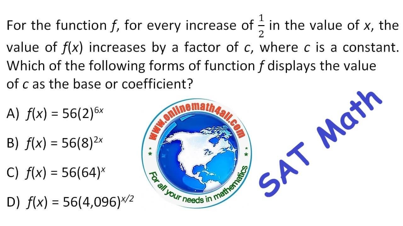 Watch how to solve this tricky SAT exponential problem - YouTube