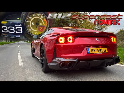 FERRARI 812 NOVITEC 0-333km/h & INSANE F1 V12 SOUND