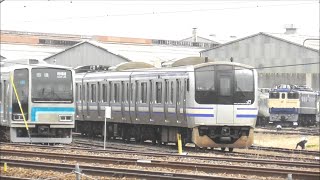 廃車進む！横須賀線・総武快速線E217系Y-5編成 配給後編成分割され 廃車置き場に留置される！2023.3.25 JR長野総合車両センター　panasd 3045