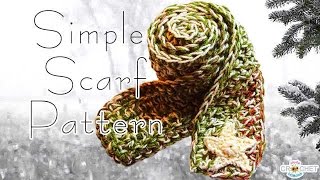 Fast & Easy Crochet Scarf Pattern & Tutorial - for Men, Women & Children
