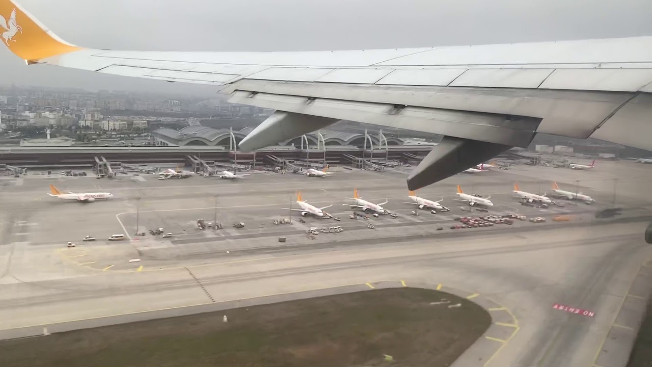 istanbul kayseri ucak seferi sabiha gokcen havalimani ucak kalkis videosu take off video youtube