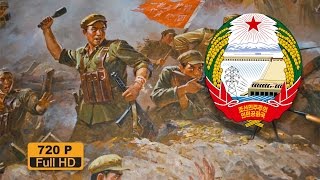 Kuzey Kore Komünist Marşı: &quot;Defend the Headquarters of the Revolution&quot;(Türkçe Altyazılı)