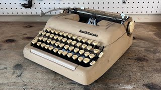 DEEP CLEAN - Vintage 1956 Smith Corona Silent-Super Typewriter