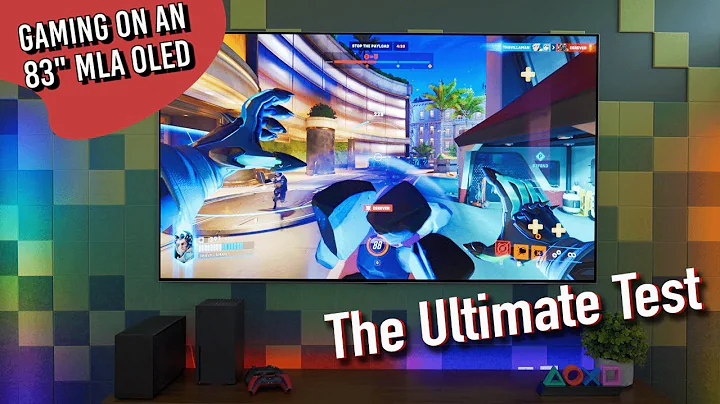 Measuring and Testing the 2024 LG OLED Gaming Performance | LG G4 83" MLA OLED Gaming Test