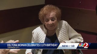 Woman celebrates 113th birthday in Volusia County