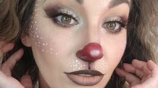 Givemeglow Sweet and sticky palette Rudolph Makeup Tutorial Christmasmakeup