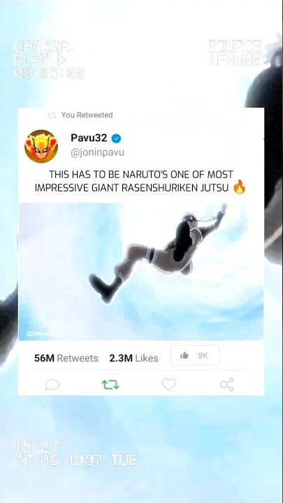 NARUTO'S GIANT RASENSHURIKEN FROM THE SKY 🔥🔥 #naruto #anime #shorts