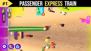 Passenger express train game - Gameplay walkthrough #1