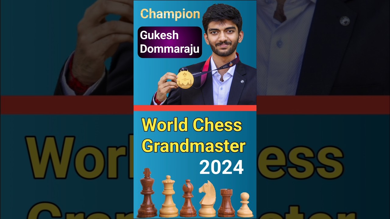 Chess Champion Gukesh Dommaraju 2024