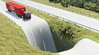 Cars vs Giant Pit | BeamNG.Drive