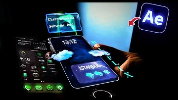 Augmented HOLOGRAM  iPHONE | VFX | After Effect !✔️