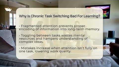 Why Is Chronic Task Switching Bad For Learning? - The Personal Growth Path