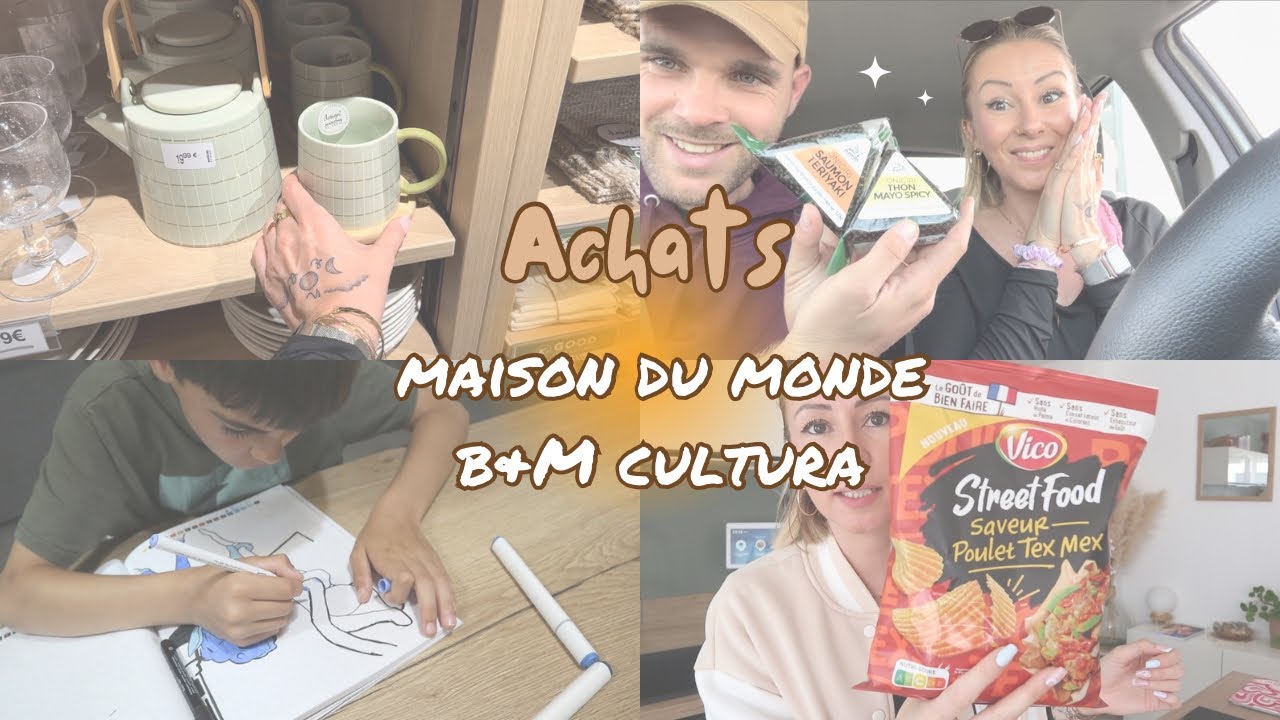 ACHATS MAISON DU MONDE  BM  CULTURA JAI ENCORE CRAQU 