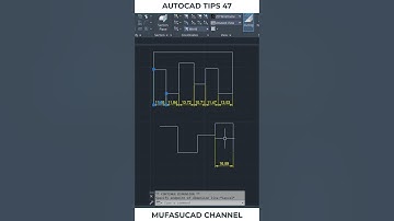 AutoCAD Tips 47 Continuous Dimension #Shorts