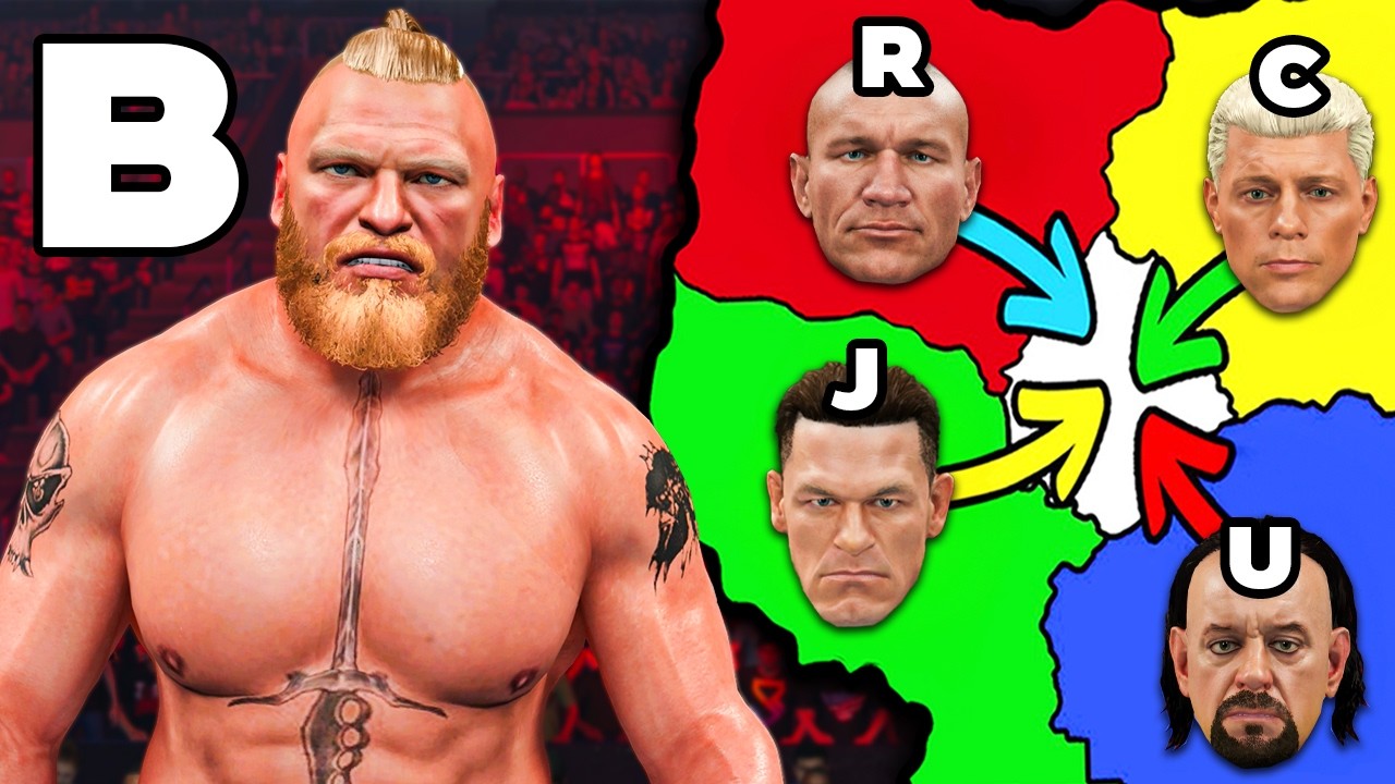 WWE 2K25 Imperialism: Last Letter Standing Wins!