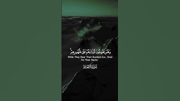 Surah Al An’am (31) سورة الانعام #ياسر_الدوسري #قرآن #quran #explore #yasser_al_dosari #تلاوة_خاشعة