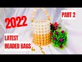 How to Make Beaded Basket Bag // Vintage Beaded Bag  PART 2 // 2022