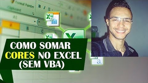 Como Somar Cores no Excel - SEM VBA | Davi Martins